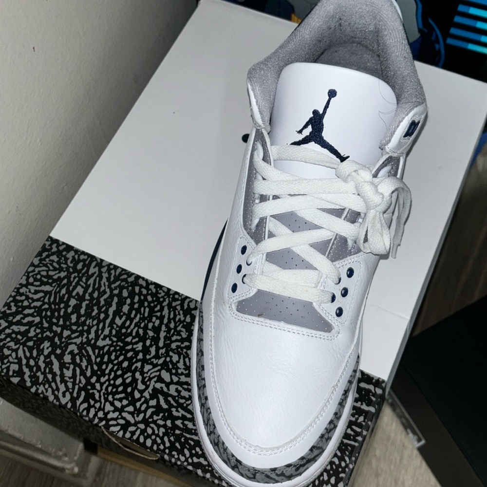 JORDAN 3s navy blue